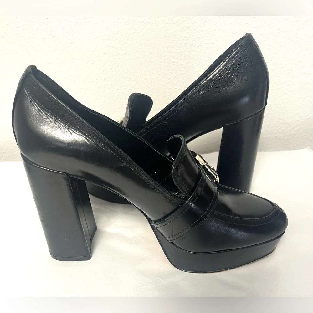 Vince Camuto Women's Grinilia Platform Loafer Clog, Black Size 8M